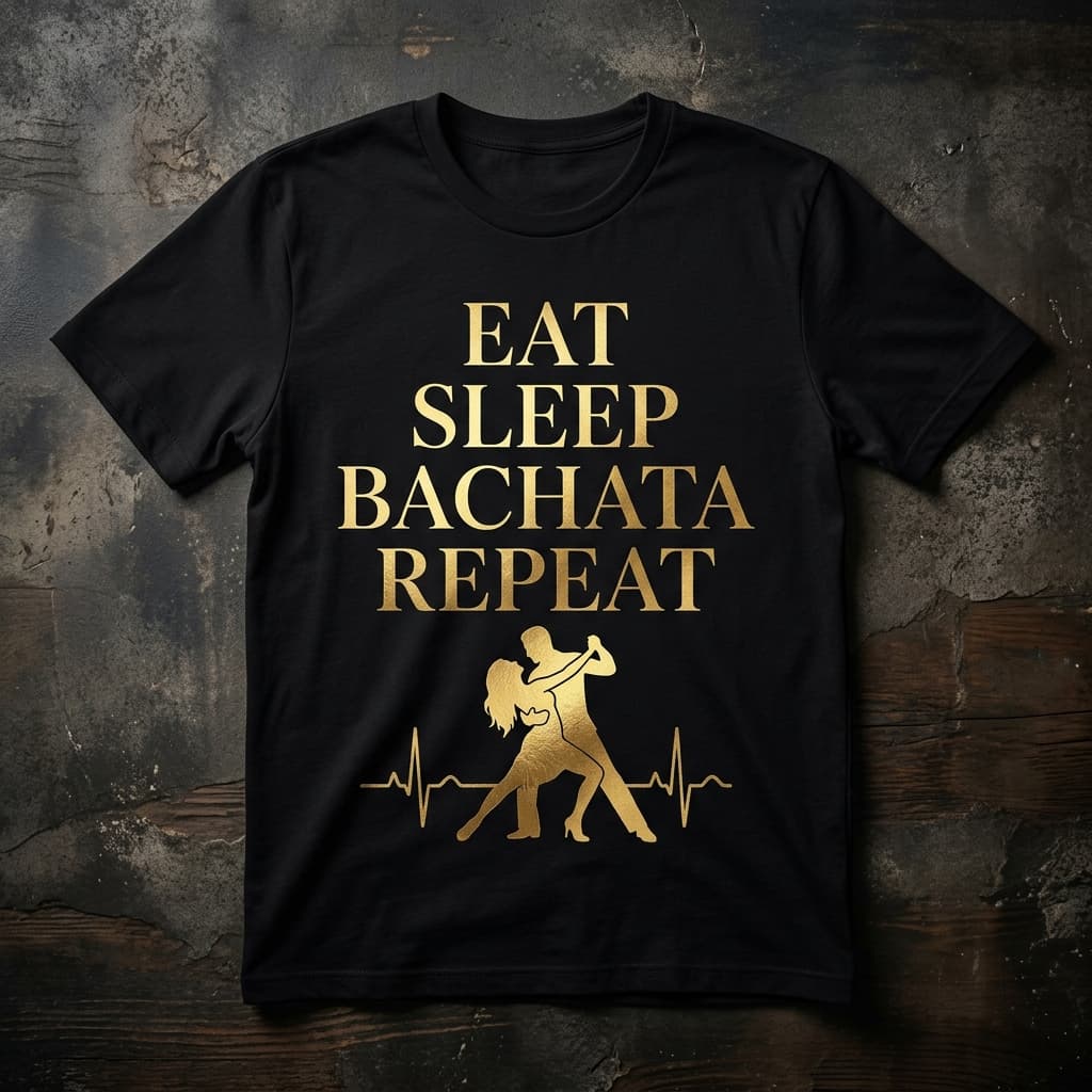 "Eat Sleep Bachata Repeat" Gold Edition