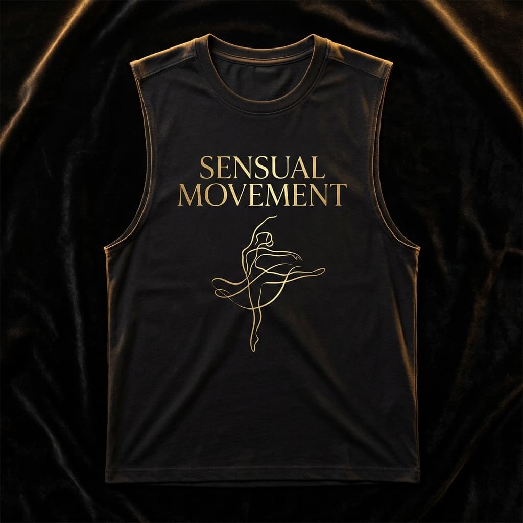 "Sensual Movement" Muscle Tank
